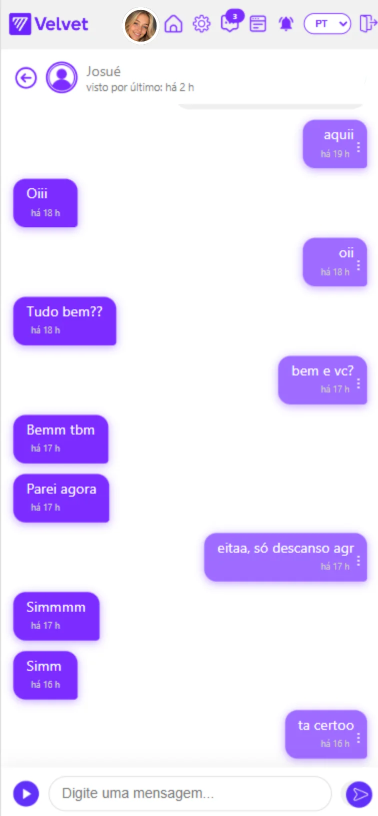 Chat no Velvet